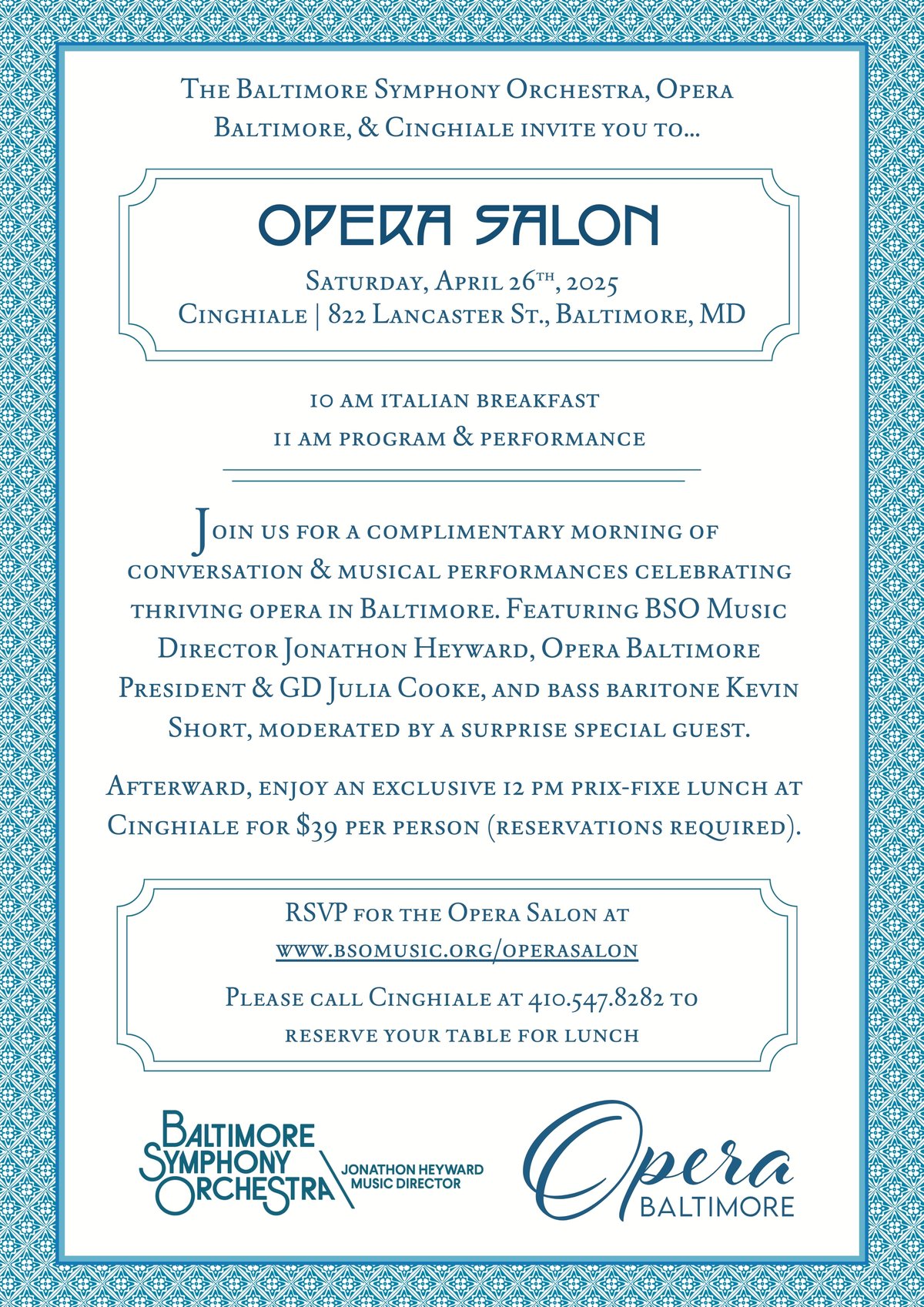 Opera Salon Invite